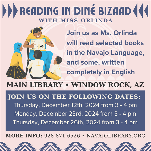 Reading in Diné Bizaad with Ms. Orlinda