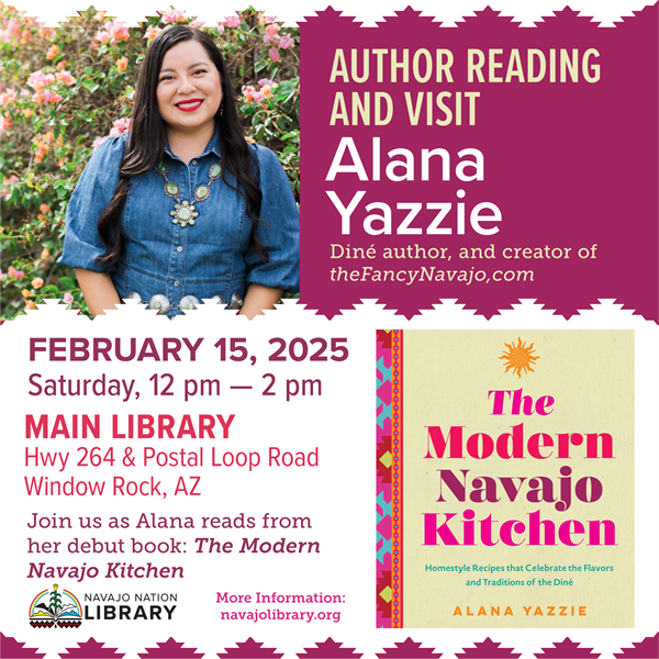 Author Reading & Visit: Alana Yazzie, The Fancy Navajo