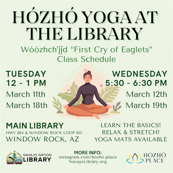 Hózhó Yoga at the Library